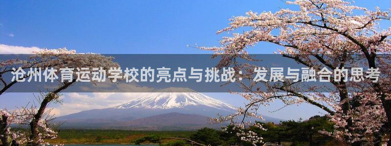 yy易游官网下载平台注册流程图：沧州体育运动学校的亮